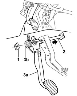 Clutch pedal - r+r