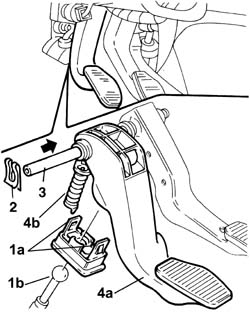 Clutch pedal - r+r