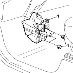 Pedal unit mount - r r