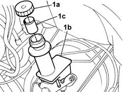 Brake fluid reservoir plug - r + r