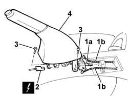 Handbrake lever - r+r