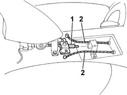 Handbrake cable - r+r