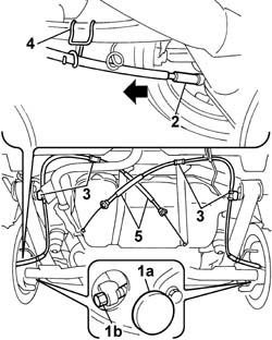Handbrake cable - r+r