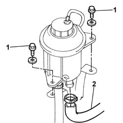 Power steering pump r r
