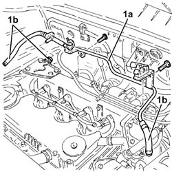 Power steering pump r r
