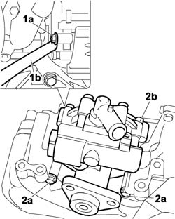 Power steering pump r r