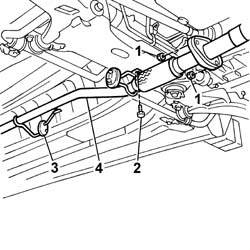 Front suspension beam - r r
