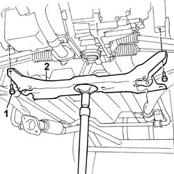 Front suspension beam - r r