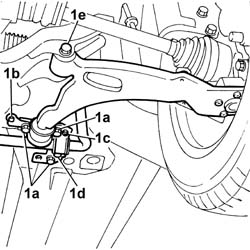 Front suspension beam - r r