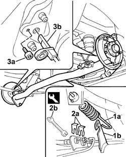 Rear suspension axle - r+r includes bleeding