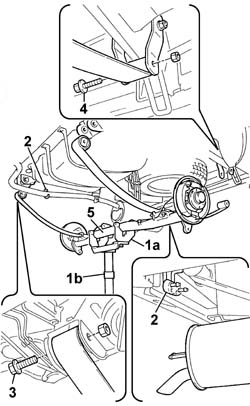 Rear suspension axle - r+r includes bleeding