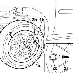 Cap of one wheel - r+r