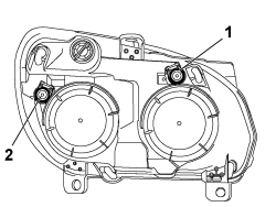 HEADLAMP/LIGHT CLUSTER LIGHT BEAM - POSITION