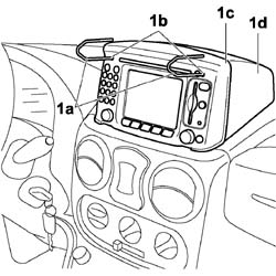 Positionable navigation system panel - r r