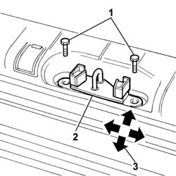 Tailgate - adjust striker and adapt seal if necessary