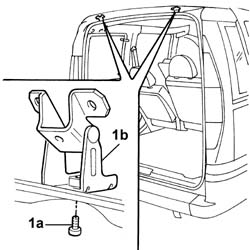 Tailgate hinges - repair or replace with tailgate removed