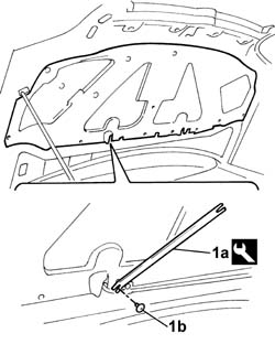 Soundproofing lining for bonnet lid - r+r