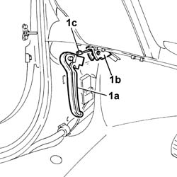 Boot lid opening lever - r+r