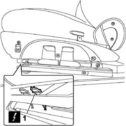 Front seat with side bag r r