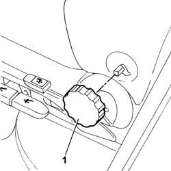 Squab lumbar knob - r r