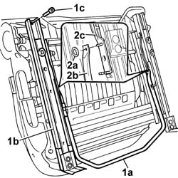 Seat slide control lever - r r