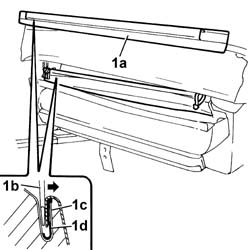 Front head restraint pins - r r