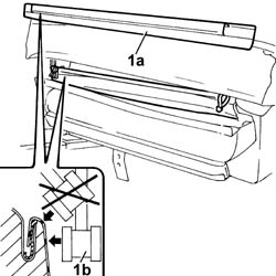 Front head restraint pins - r r