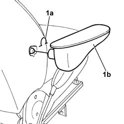 Front seat arm rest