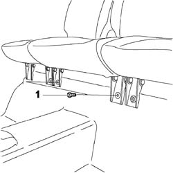 CENTRE REAR INDIVIDUAL SEAT - R.R.