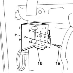 Soundproofing panel on passanger compartment front bulkhead r r with heater or airconditioner unit removed
