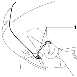 Rear bumper - central element