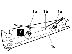 Rear bumper - central element