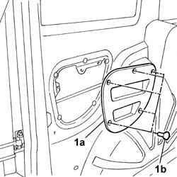 Rear bumper - side element