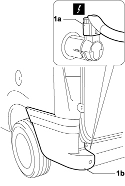 Rear bumper - side element