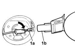 Fuel cap flap/cover