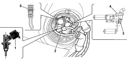 VALVE ASSEMBLY ON TANK