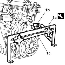 ENGINE - POSITION ON STAND AND REMOVE