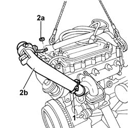 ENGINE - POSITION ON STAND AND REMOVE