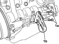 ENGINE - POSITION ON STAND AND REMOVE
