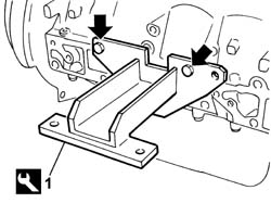 ENGINE - POSITION ON STAND AND REMOVE