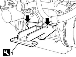 ENGINE - POSITION ON STAND AND REMOVE
