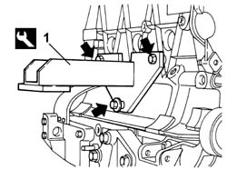 ENGINE - POSITION ON STAND AND REMOVE