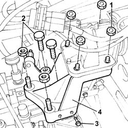 GEAR BOX LEFT RIGID MOUNT - R R