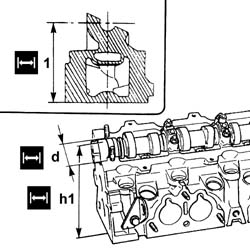 SINGLE CYLINDER HEAD, REMOVED - OVERHAUL