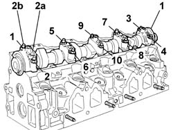 SINGLE CYLINDER HEAD, REMOVED - OVERHAUL