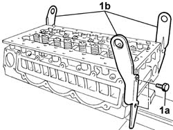 SINGLE CYLINDER HEAD, REMOVED - OVERHAUL