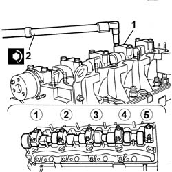 SINGLE CYLINDER HEAD, REMOVED - OVERHAUL