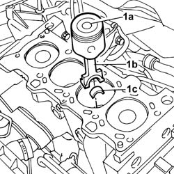 PISTON WITH CONNECTING ROD - R R