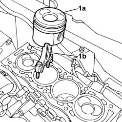 PISTON WITH CONNECTING ROD - R R