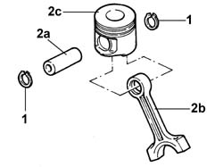 PISTON/CYLINDER LINER - R R